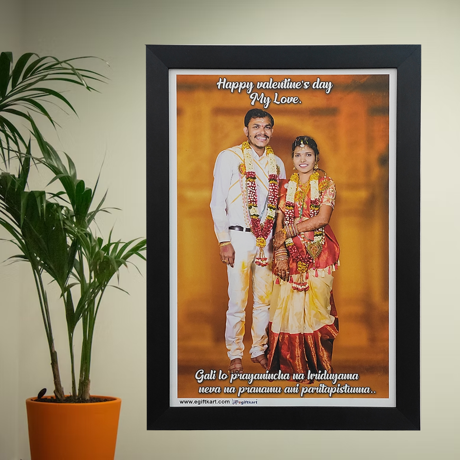 Customized Acrylic Couple Wedding Frame | Finger Print Impression Fram –  BBD GIFTS